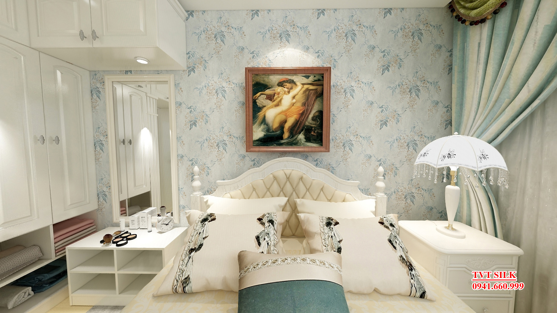 Vải dán tường Hoa Văn Hiện Đại S1-4