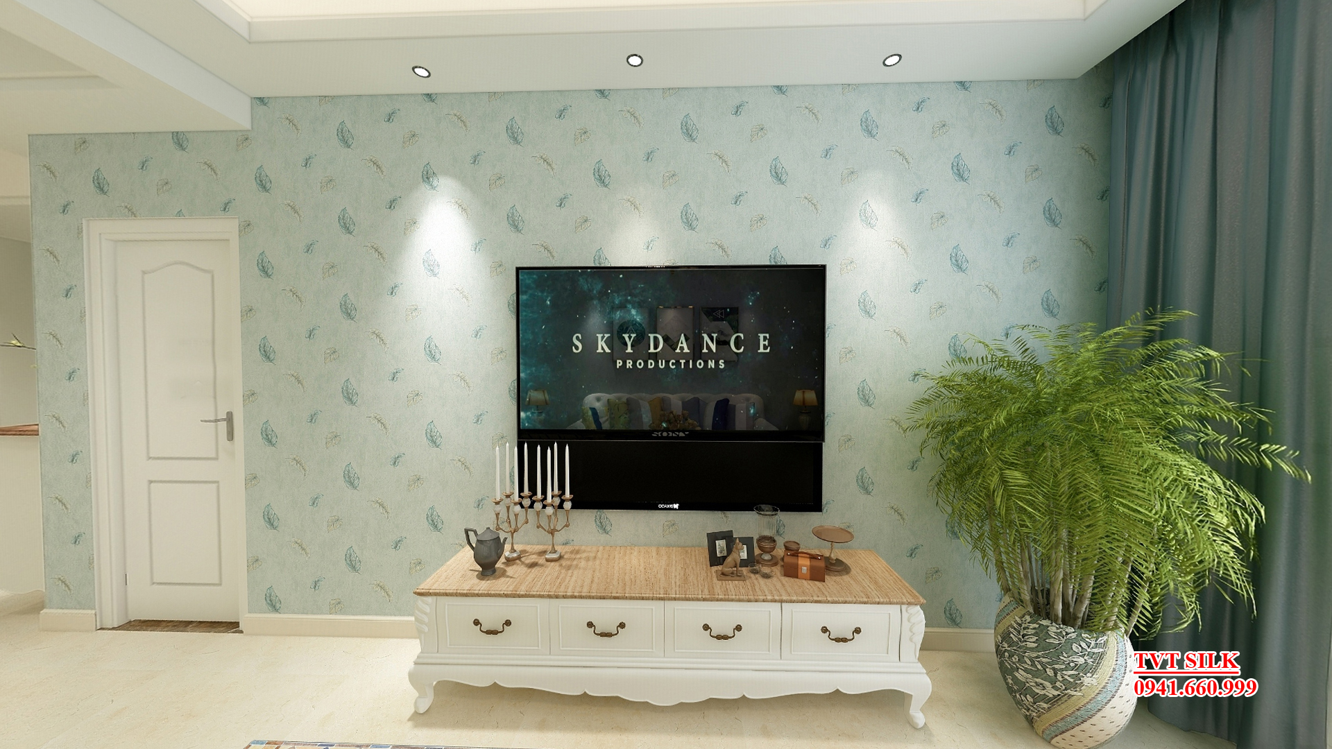 Vải dán tường Hoa Văn Hiện Đại S1-5