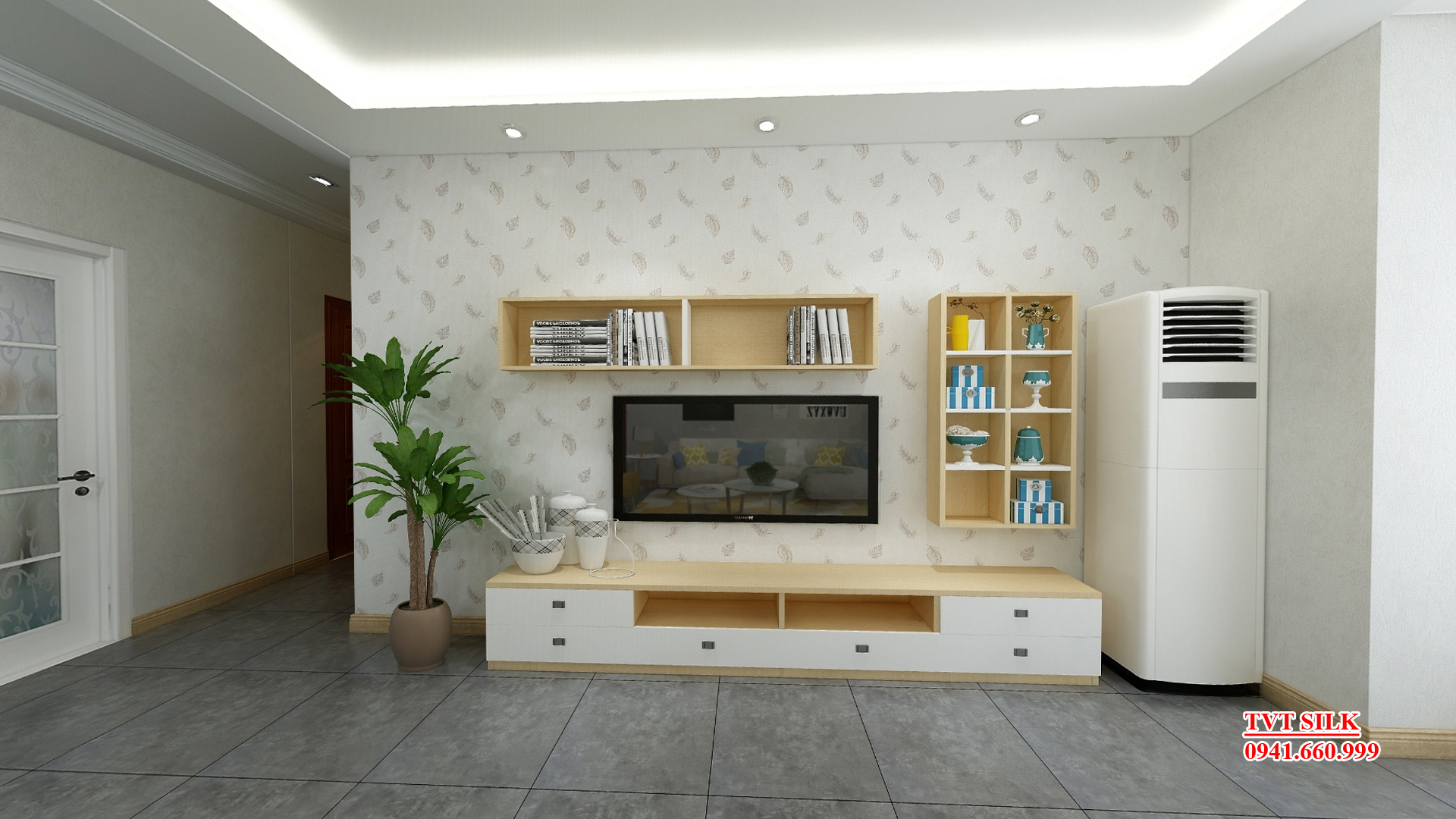 Vải dán tường Hoa Văn Hiện Đại S1-6