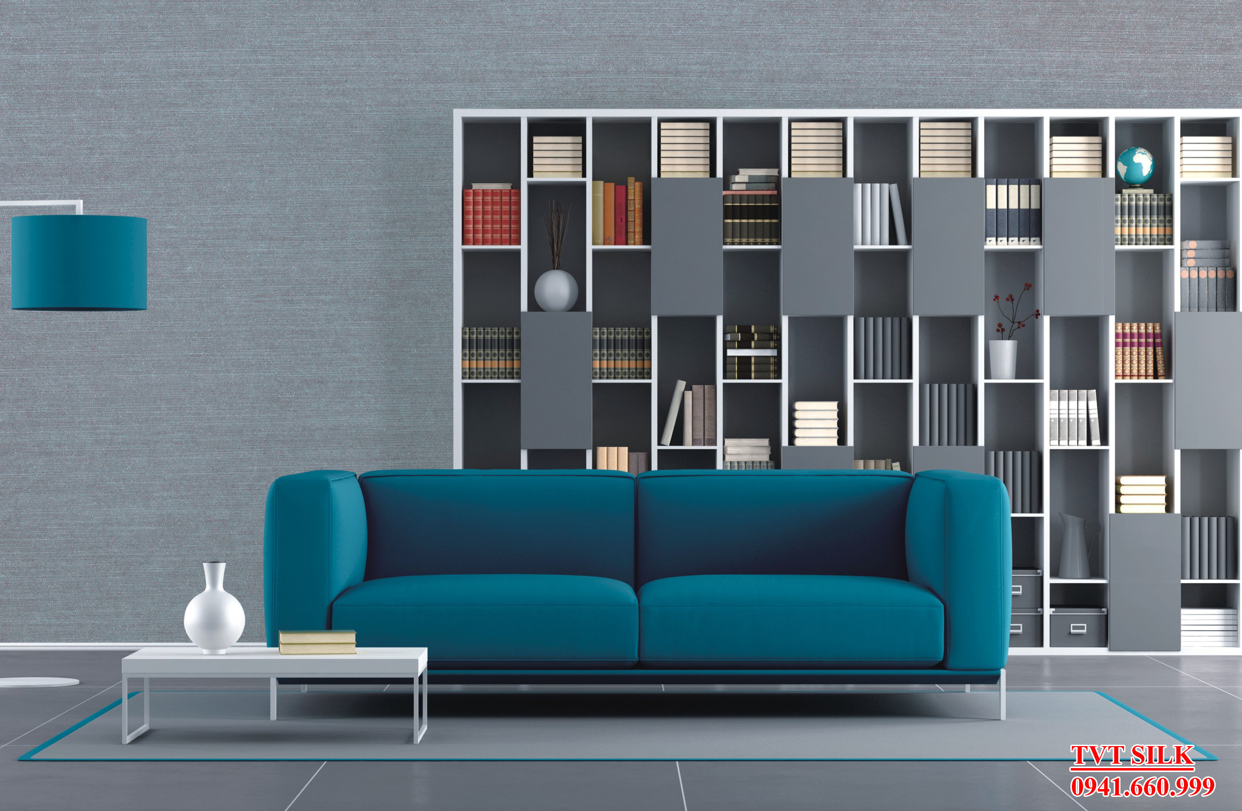 Vải dán tường Hoa Văn Kẻ Ngang- KN5