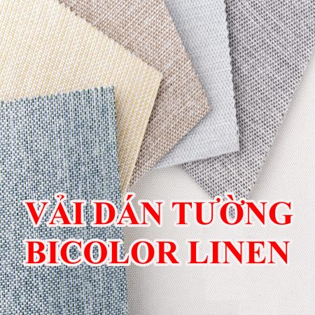 Vải dán tường TVT Bicolor Linen