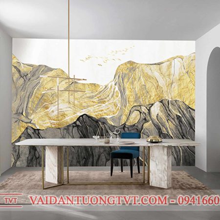 Tranh in dán tường UV trừu tượng