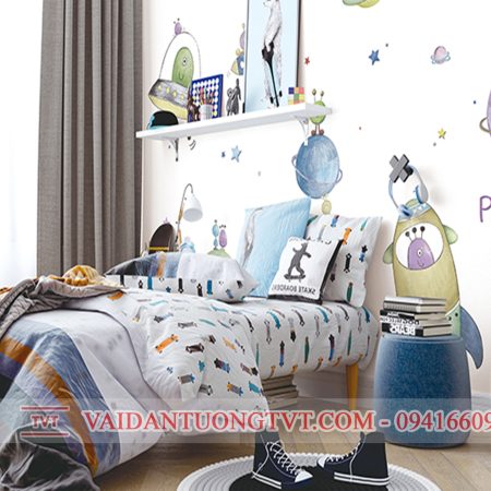 Tranh Vải dán tường trẻ em